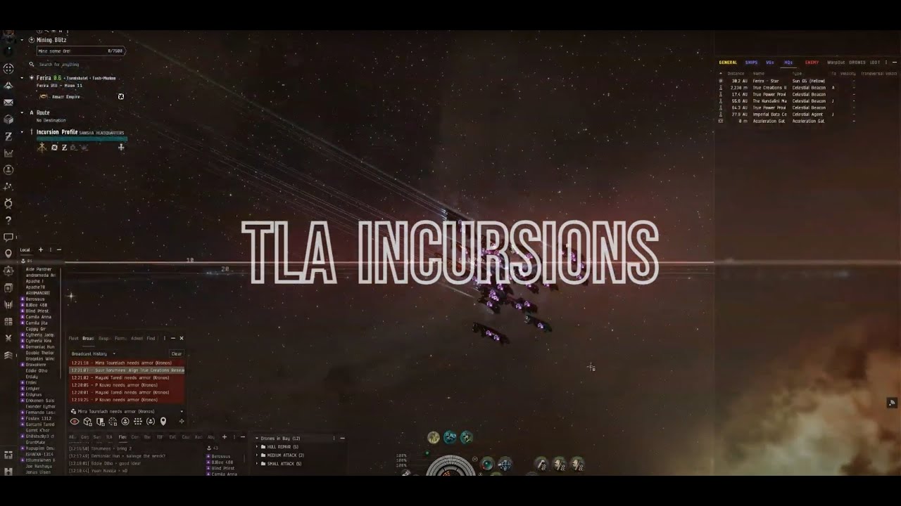 TLA INCURSIONS 310 MIL ISK/H