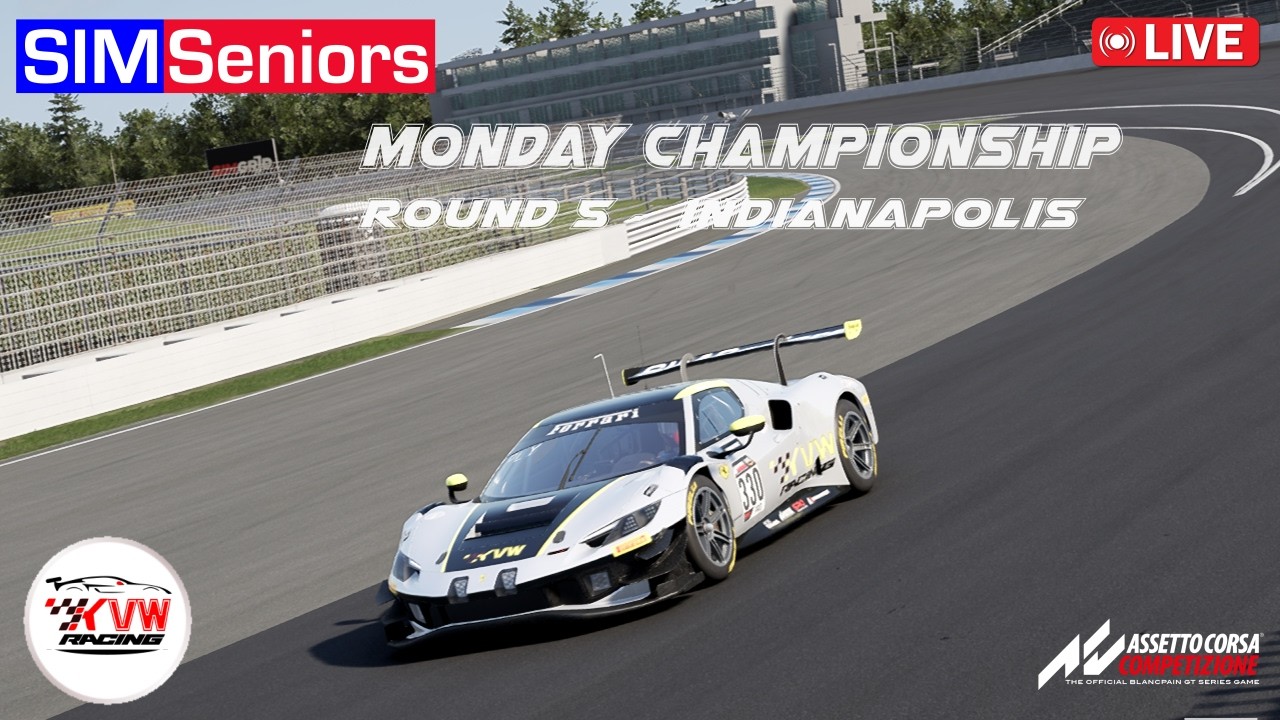 ACC | Sim Seniors | GT3 Monday Championship | R5 | Indianapolis