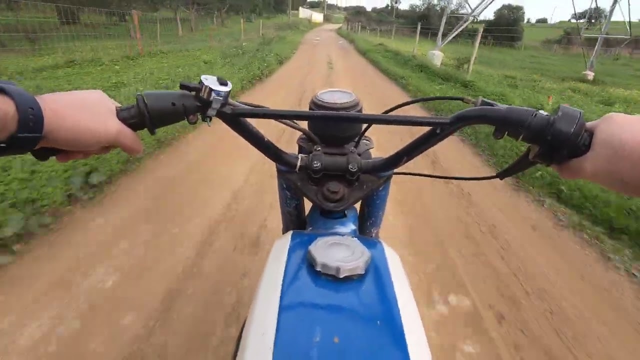 Casal k181 velocidade máxima (GPS) em terra batida