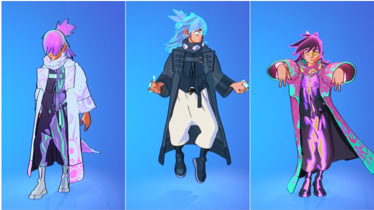 fortnite NEZUMI Skin Showcase with icon series Dances & Emotes|fortnite Chapter 4 Season 1