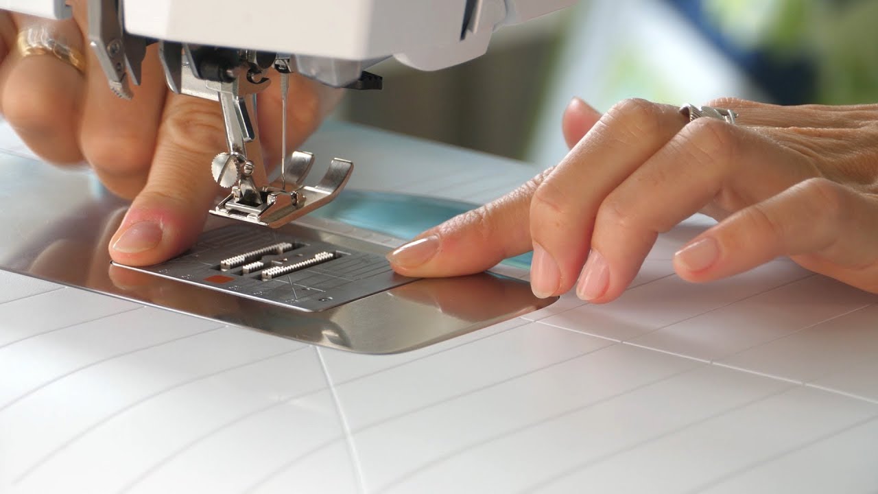 Tutorial: BERNINA stitch plates for sewing, quilting and embroidery