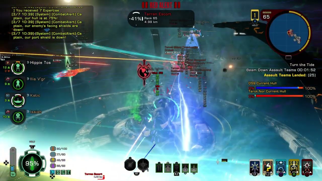 Star Trek Online Krenim Annorax Vs Counterpoint Dreadnoughts & Terok Nor