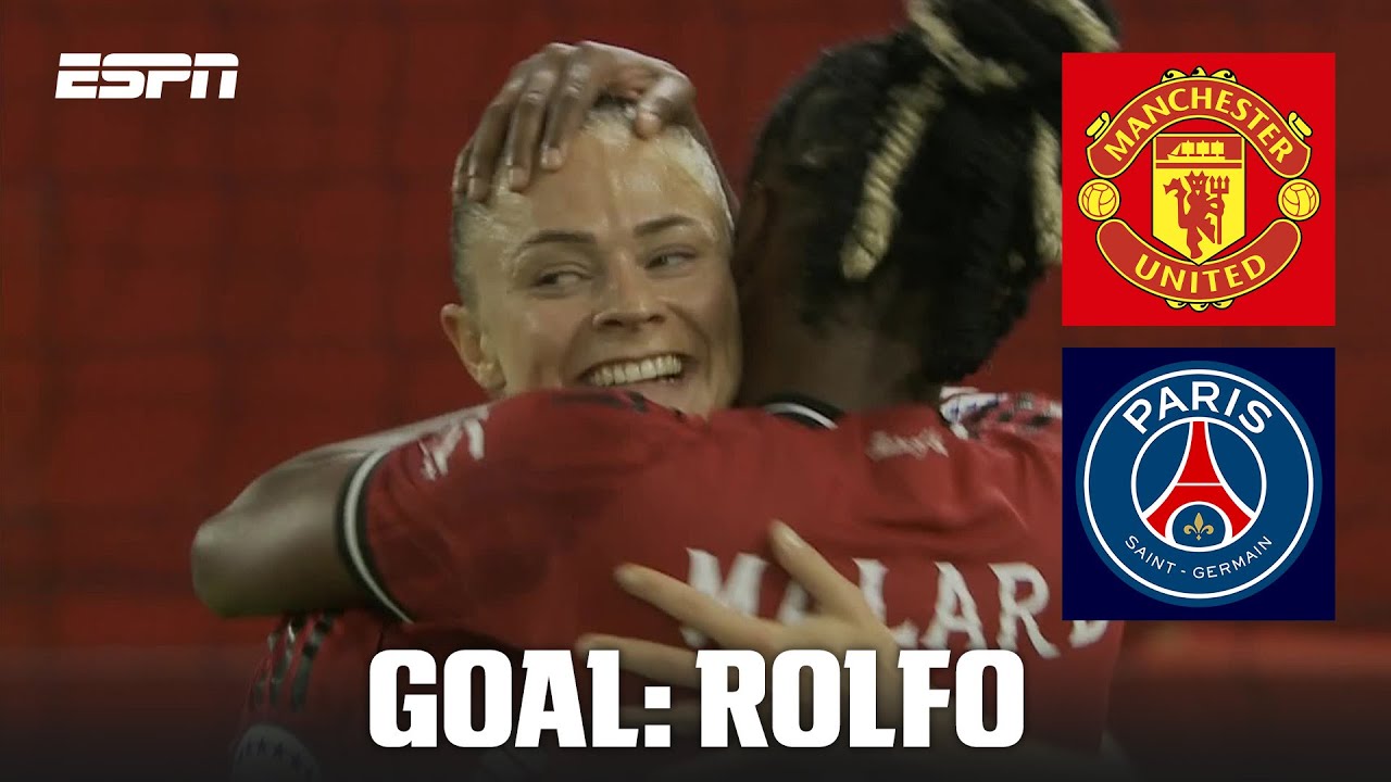 Fridolina Rolf&ouml; BULLET HEADER restores Manchester United's lead | UEFA Women&rsquo;s Champions League