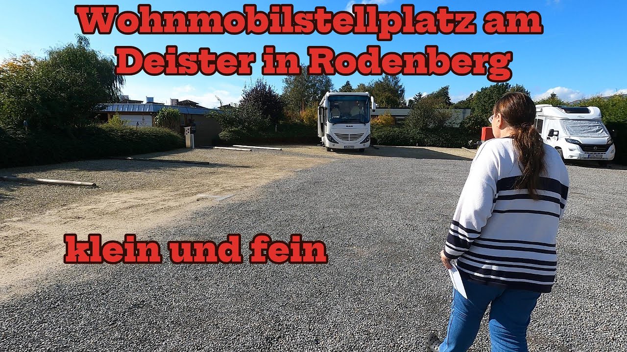 Wohnmobilstellplatz am Deister in Rodenberg - in der Nähe zur A2 - klein aber fein