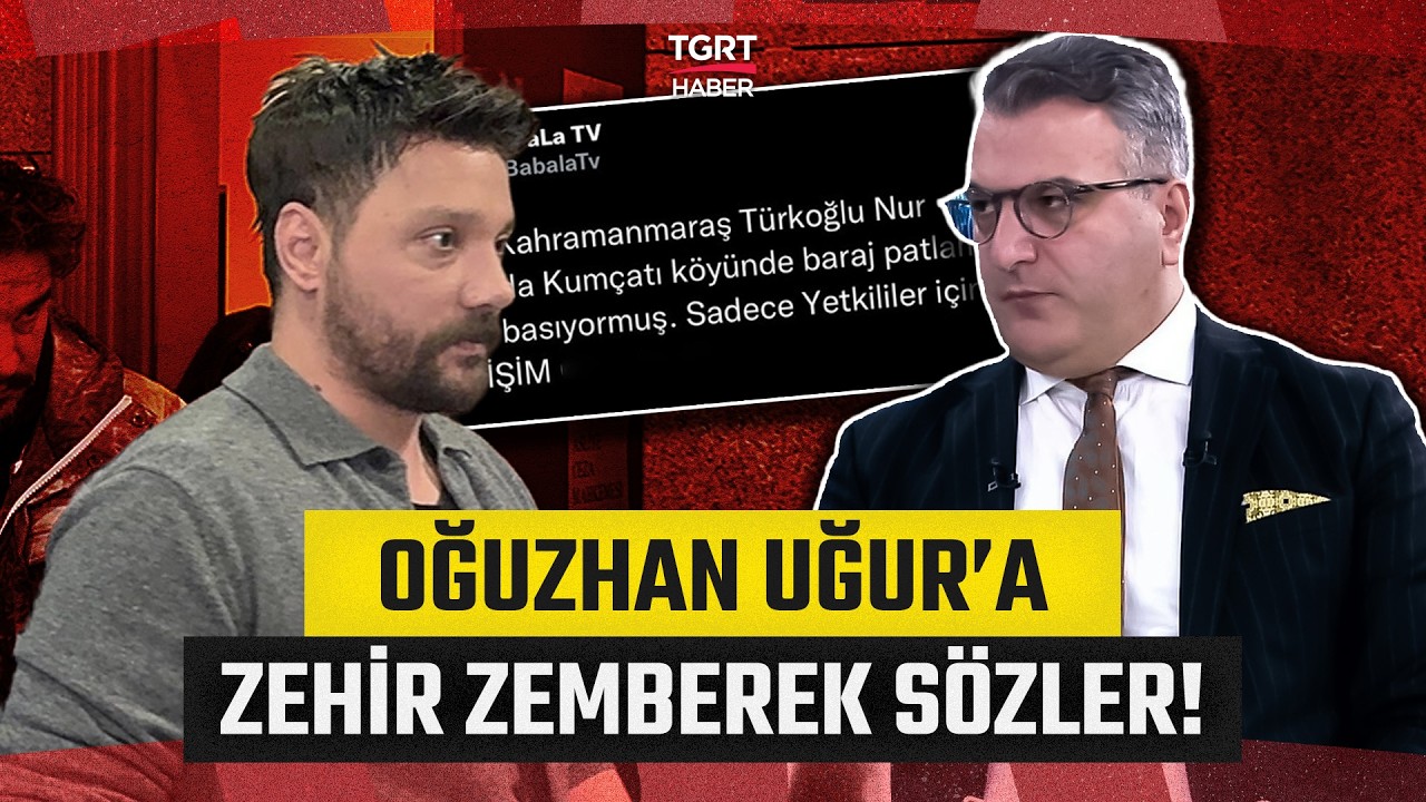 Cem Küçük'ten Oğuzhan Uğur'a Baraj Yalanı Tepkisi! '10-15 Kişinin Ölümüne Sebep Oldu!' - TGRT Haber