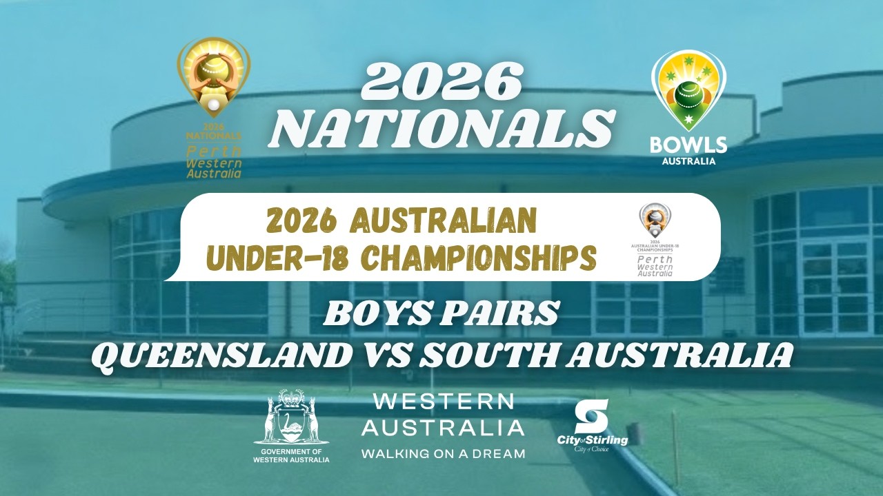 2026 Under-18 Championships &ndash; Boys pairs &ndash; Queensland v South Australia