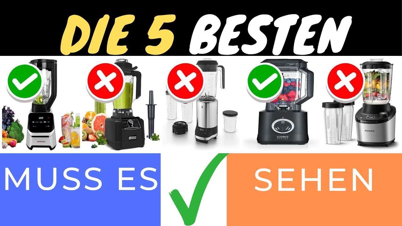 DIE BESTEN HOCHLEISTUNGS-STANDMIXER 2025 🍹💪 - TOP PRODUKTE IM VERGLEICH!