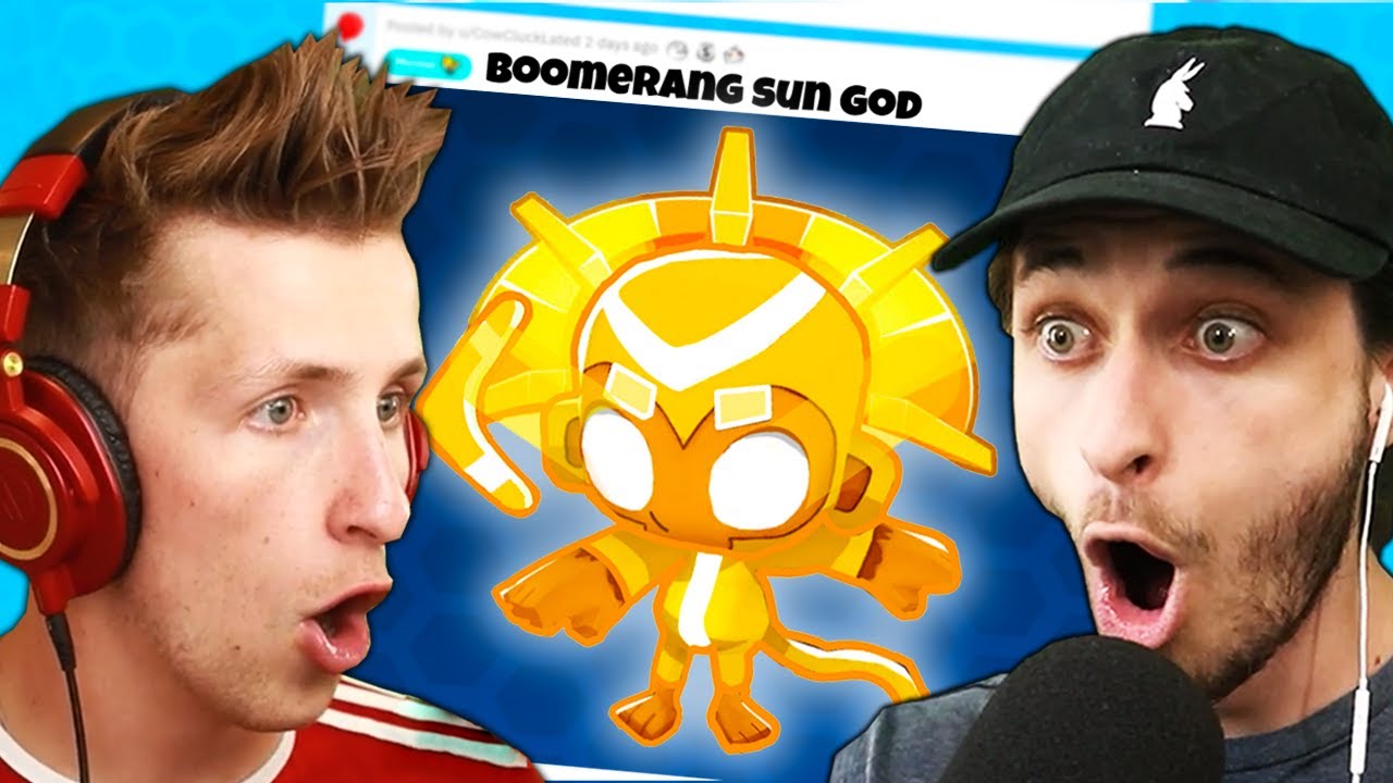 Reacting to the BOOMERANG SUN GOD (BTD 6 Memes)