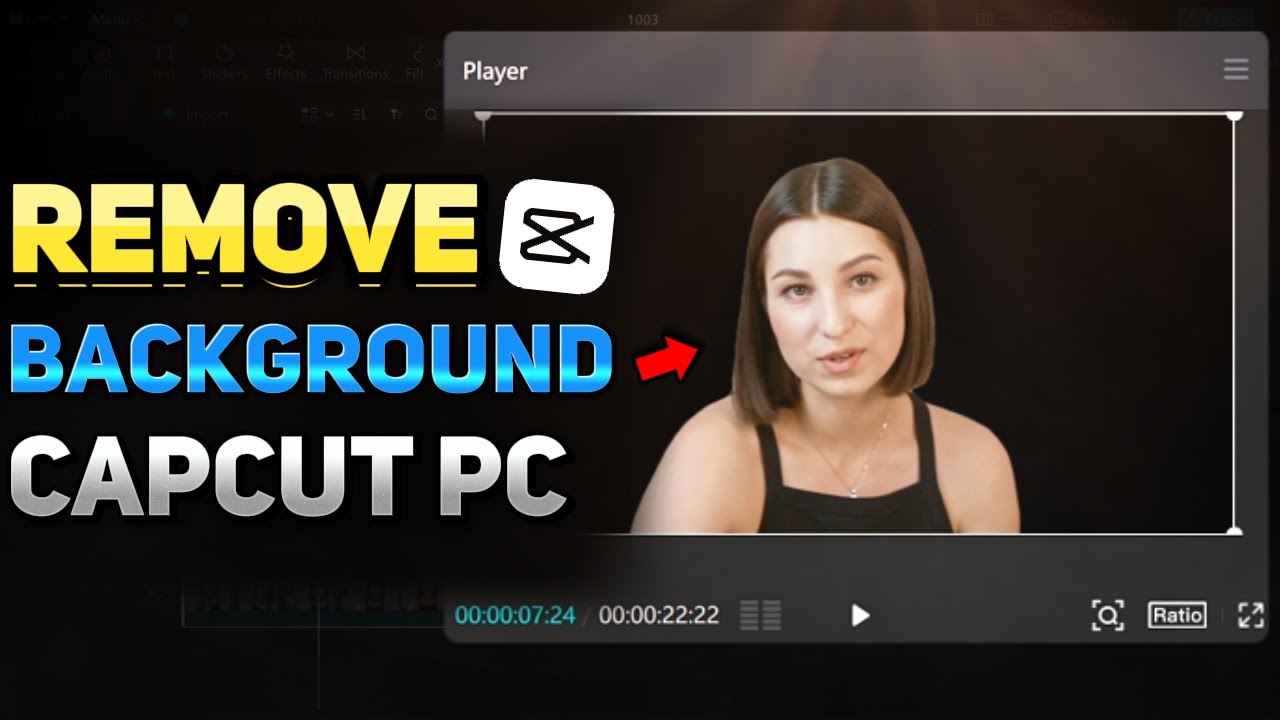 How to Remove and Change Background in Video in CapCut for Windows PC (Tutorial)