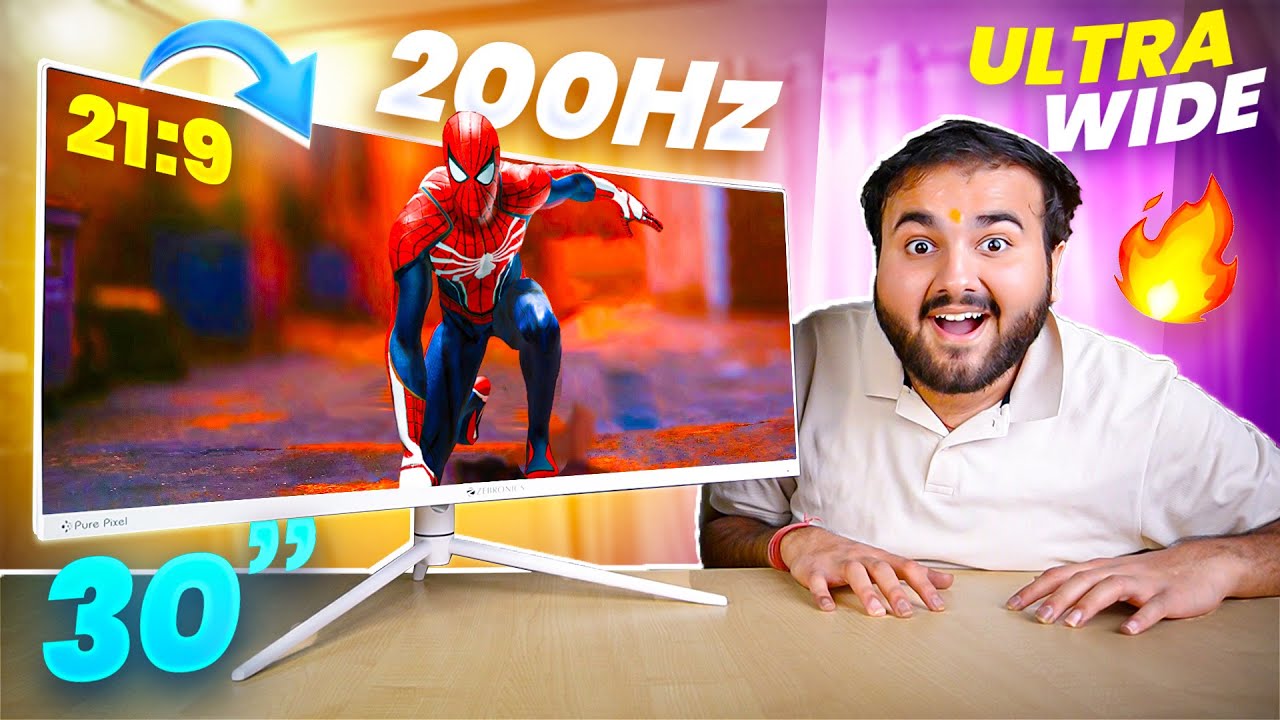 Budget Friendly Ultra-Wide Gaming Monitor 😍 - Zebronics Zeb N30A