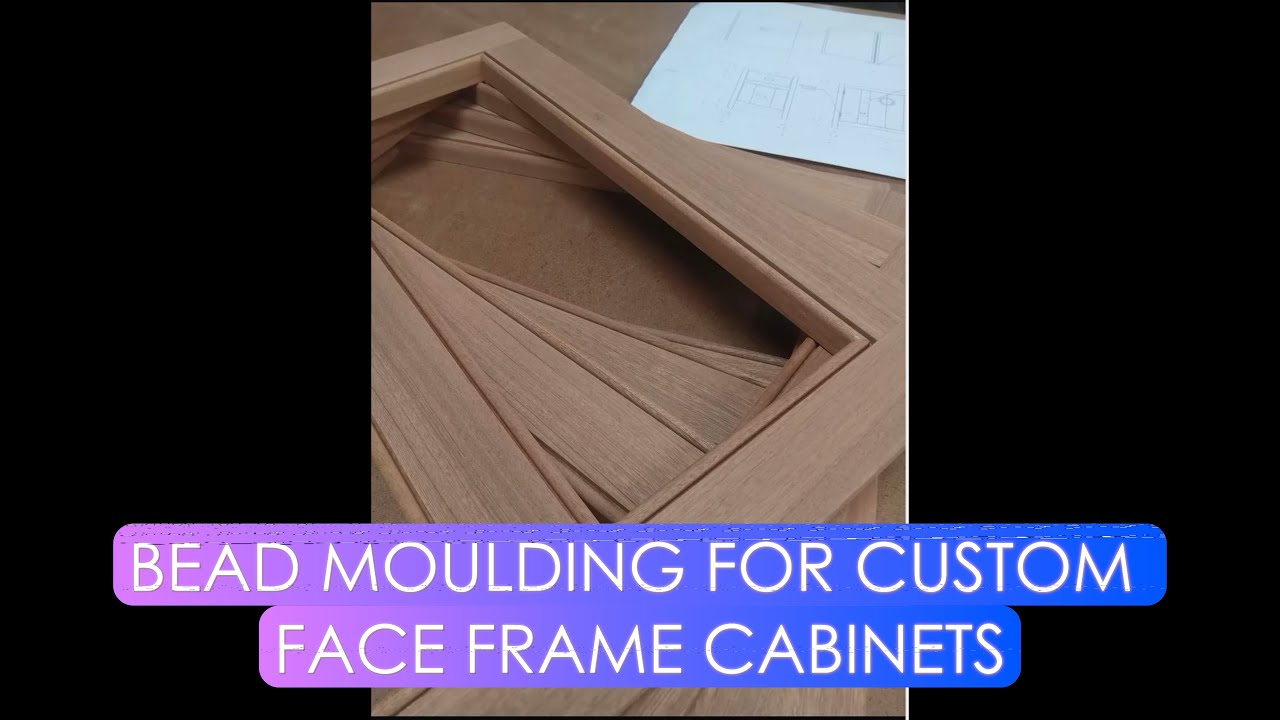 Building Custom Face Frame Cabinets Part 6:  Bead Moulding Details