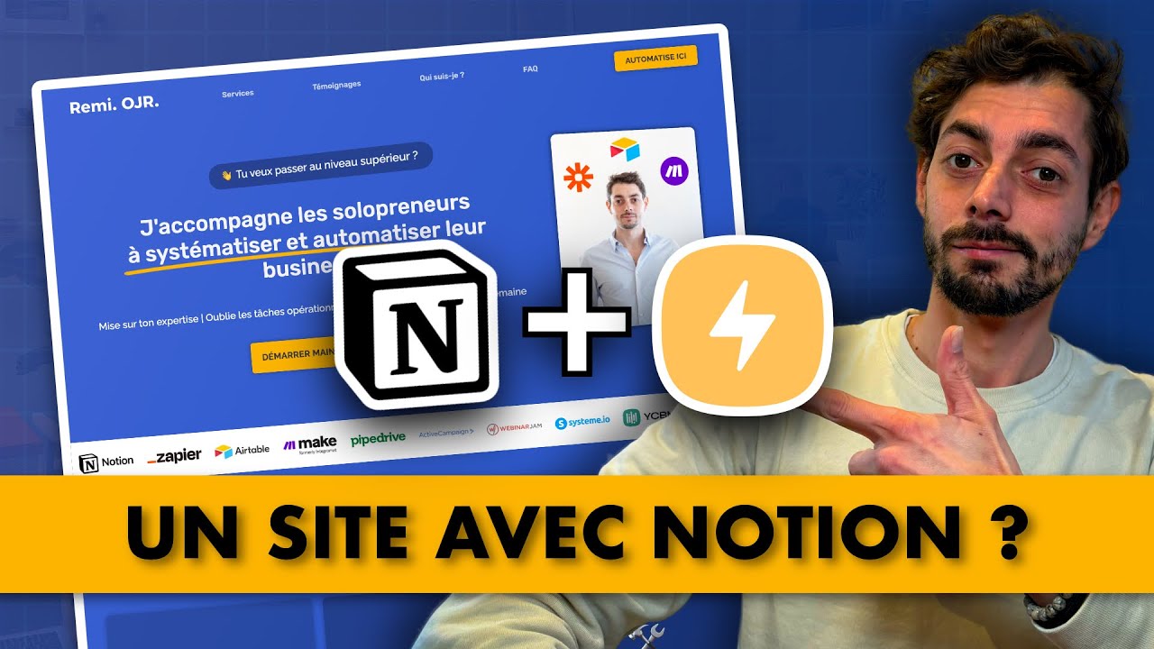 Créer un siteweb professionnel avec Notion et SUPER.so - Guide ultime