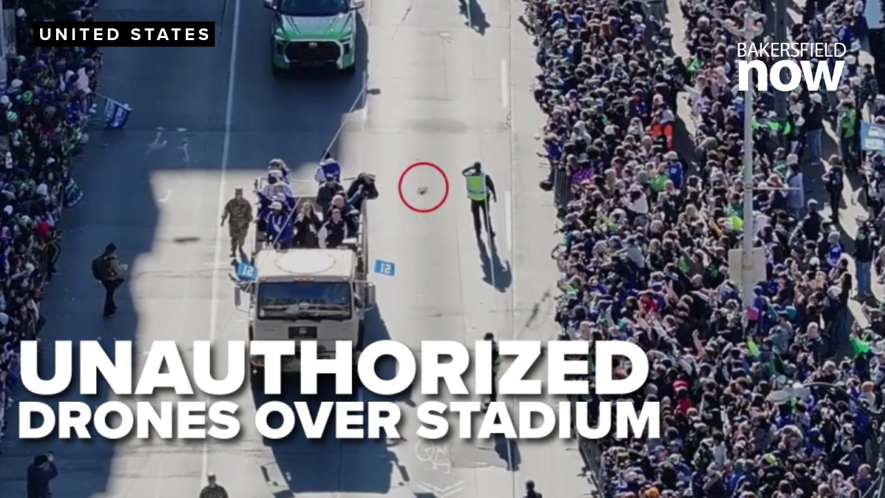 Criminal charges sought over drone spotted over the Seahawks championship parade