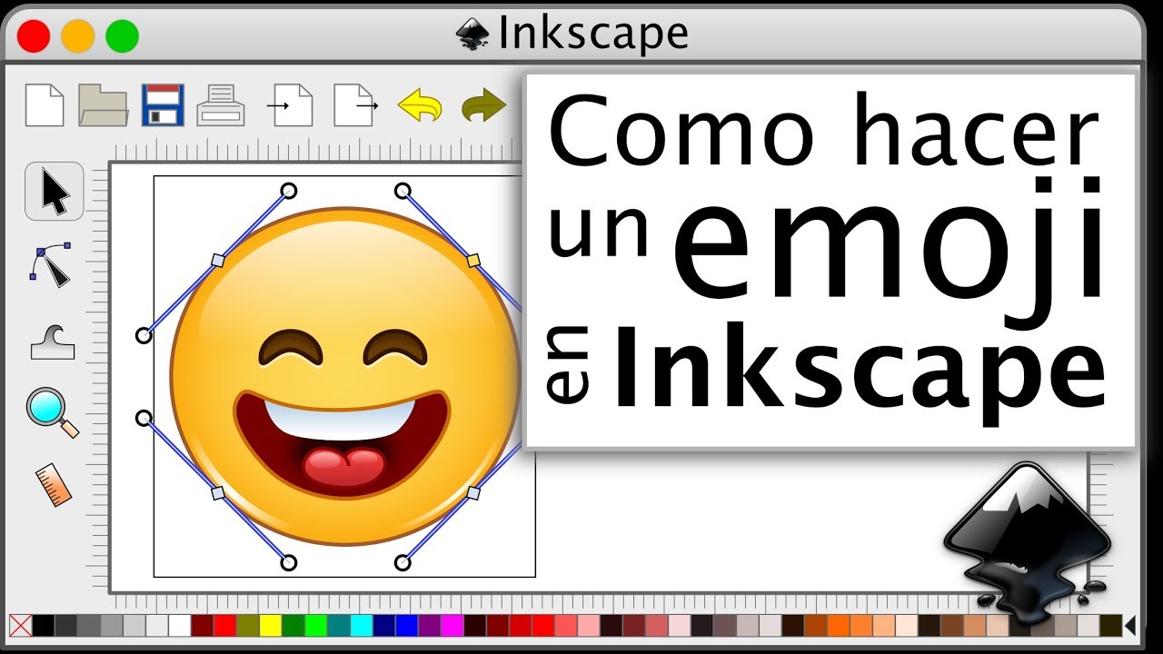 como hacer un emoji en inkscape