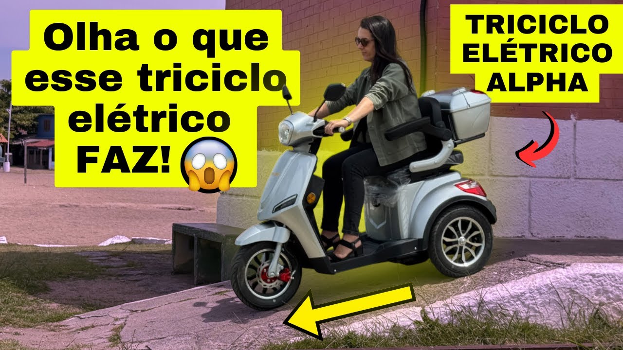 Precisando de mobilidade? Conheça o triciclo elétrico Alpha!