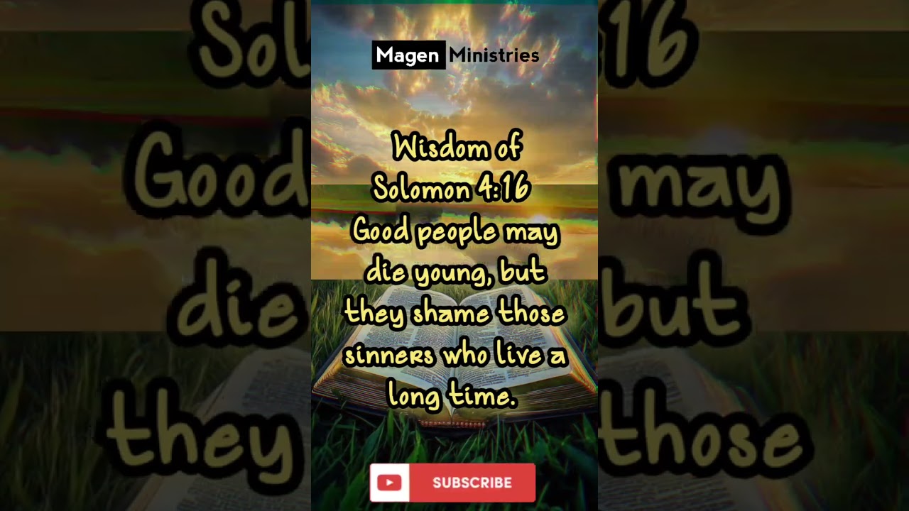 Living Righteously #BiblicalSermon #WisdomOfSolomon #RighteousLiving #FaithfulLife