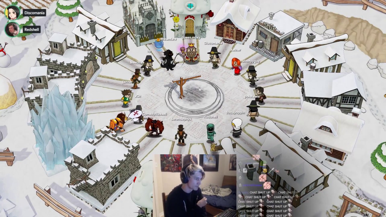 xQc Plays TOWN OF SALEM with Sodapoppin, Moxy, Poke, ComedyRussell, and others! | Part 2