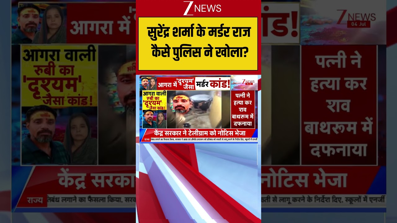 Agra Murder Case:सुरेंद्र शर्मा के मर्डर राज कैसे पुलिस ने खोला? | Crime News