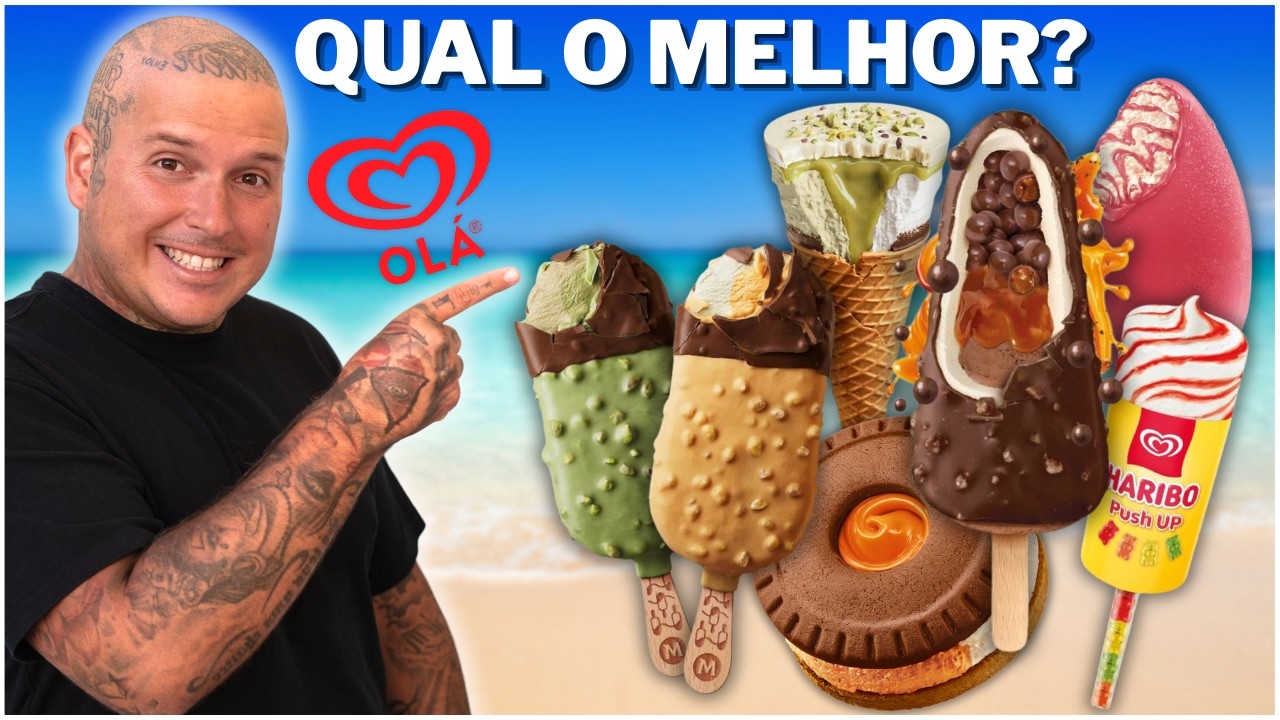 PROVEI *TODOS* OS NOVOS GELADOS DA OLÁ!🍦