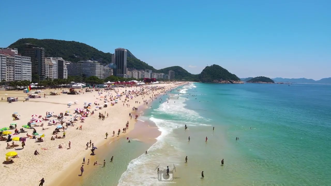 Praia de Copacabana - Drone Video