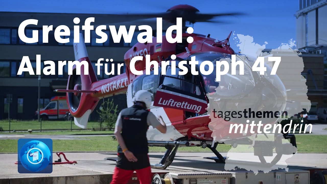 Greifswald: Wenn der Rettungshubschrauber alarmiert wird | tagesthemen mittendrin
