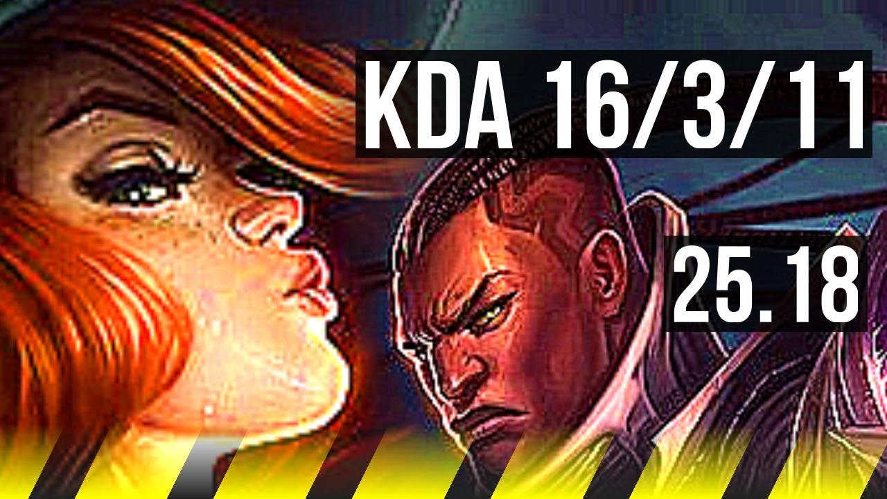MISS FORTUNE & Morgana vs LUCIAN & Thresh (ADC) | 16/3/11, Legendary, 46k DMG | KR Master | 25.18