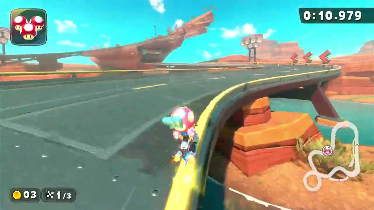 HOW I GOT THE FIRST EVER MARIO KART WORLD GLITCH WORLD RECORD BY COMBINING TWO GLITCHES!