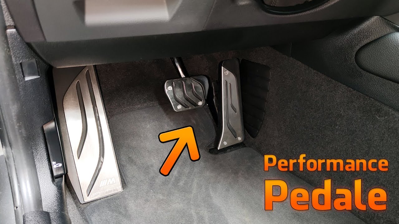BMW M Performance Pedale für F-Serie (20 Euro Version) Einbau - F20 F21 F22 F30 F31 Edelstahlpedale