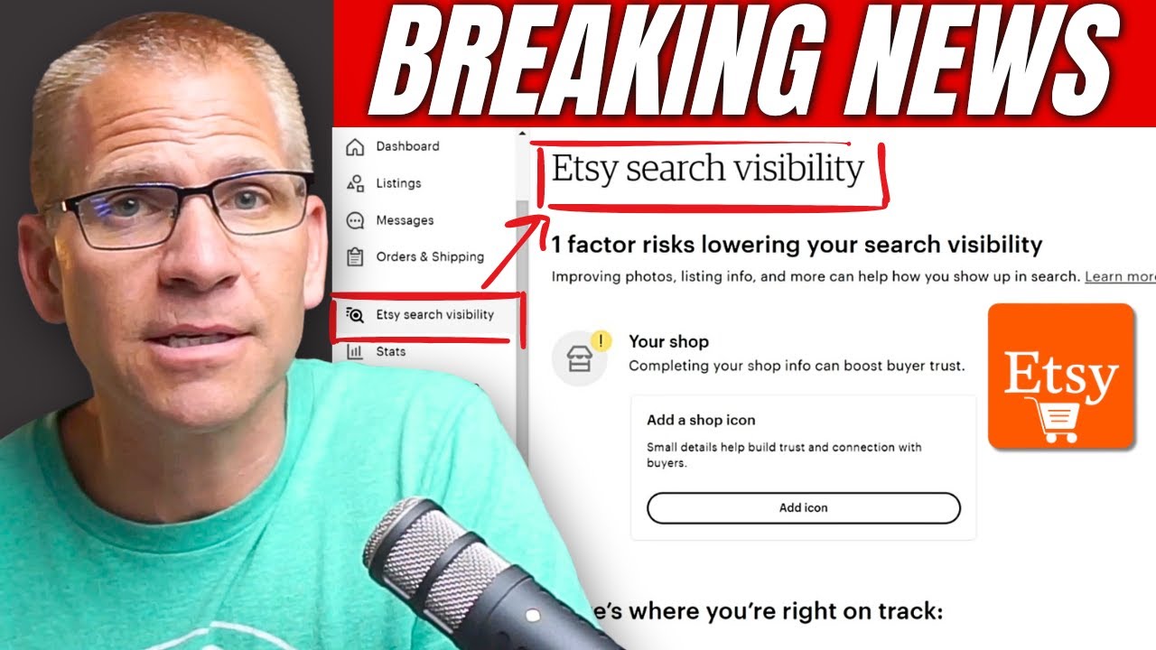 BREAKING NEWS - Etsy Launches NEW Search Visibility To HELP Sellers Get More Organic Traffic