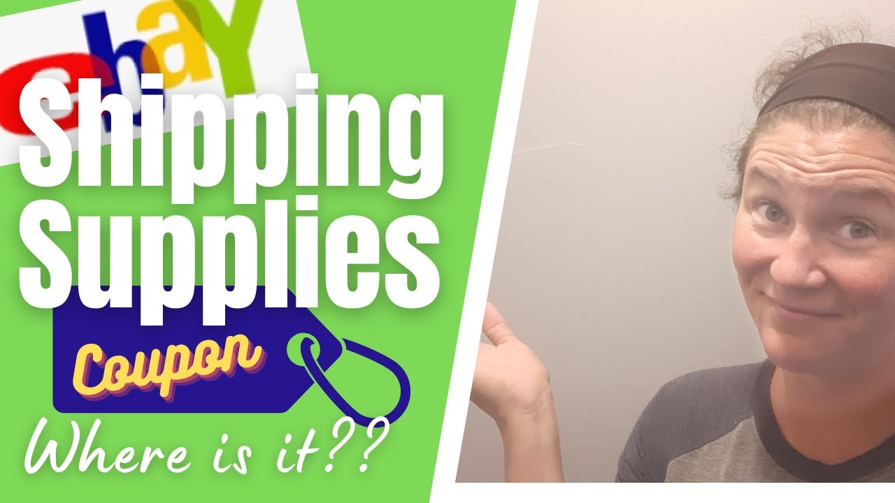 FREE eBay Shipping Supplies!!  How to find and use your eBay Supply COUPON