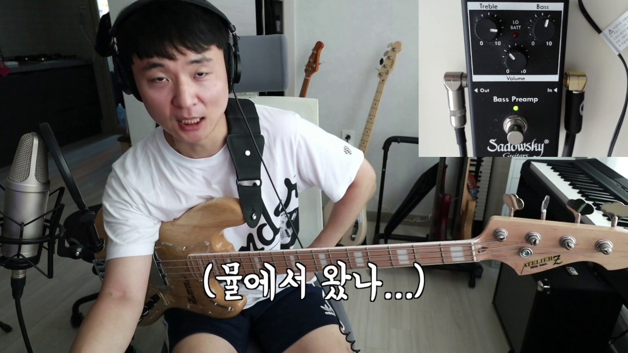 쎄다우스끼 프리앰프 리뷰! Sadowsky Preamp SBP2