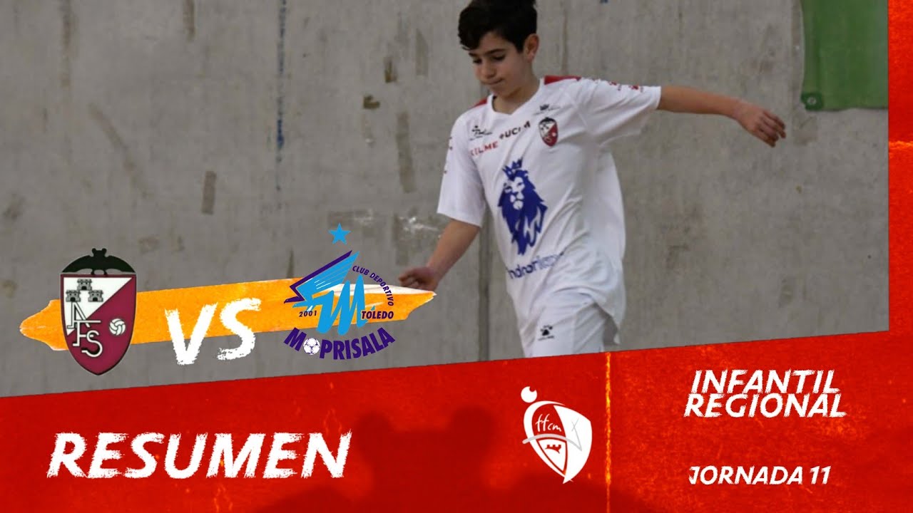 Resumen Albacete FS - Moprisala Toledo (1-13). INFANTIL REGIONAL/ Jornada 11
