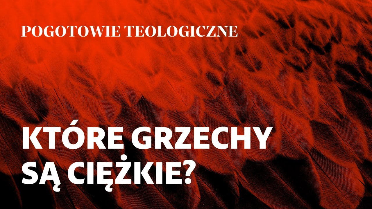 Pogotowie teologiczne [07] || Wojciech Surówka OP || Które grzechy są ciężkie?