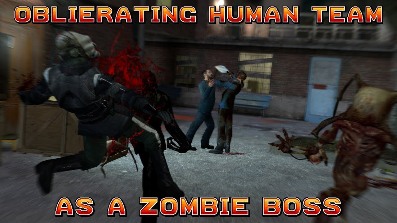 Going Rampage as a zombie boss (Roblox Zombie Survival Garry's Mod)