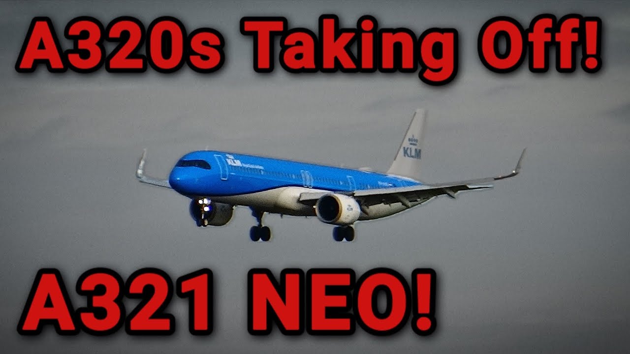 AKLM A321 Neo, Plus Boeing 737s And Airbus A320s At Edinburgh Airport!