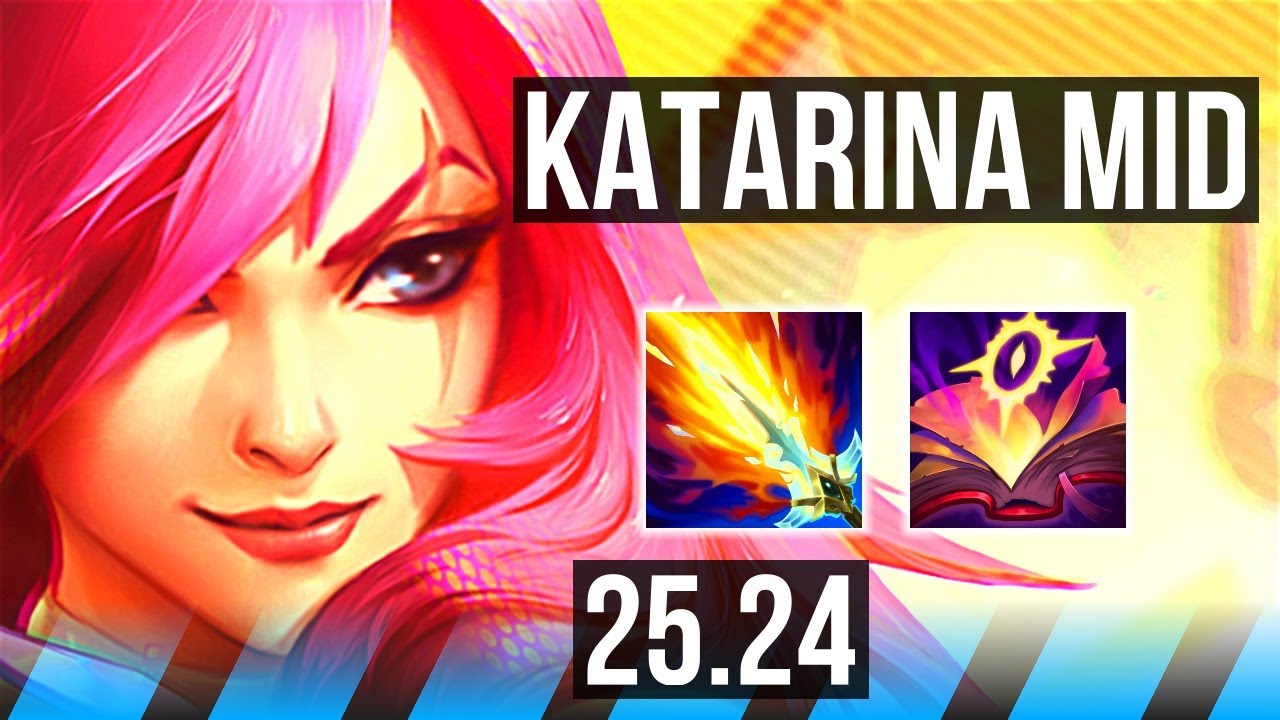 KATARINA vs MEL (MID) | Perfect KDA: 14/0/1 | KR Master | 25.24