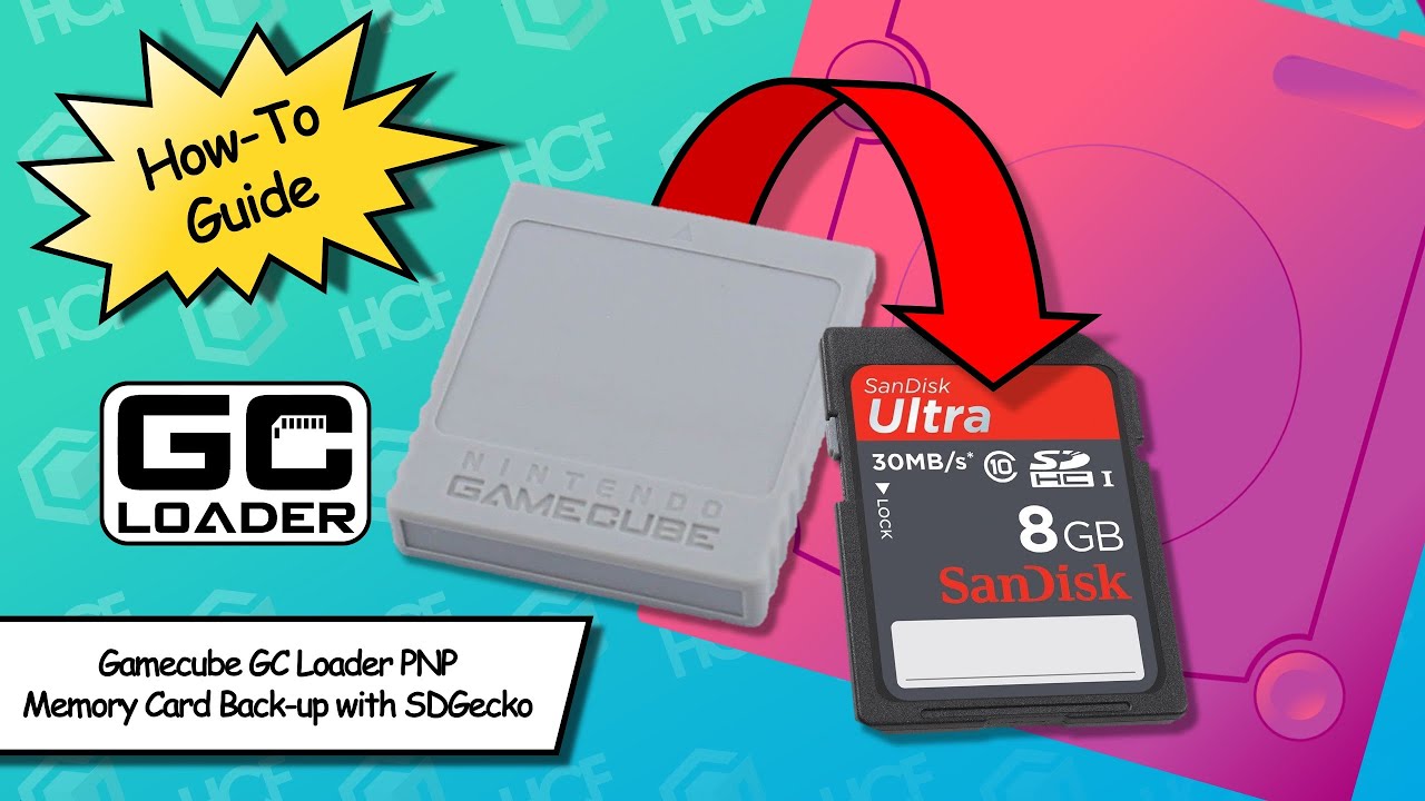 Gamecube GC Loader PNP Memory Card Back-up with SDGecko | How To Guide