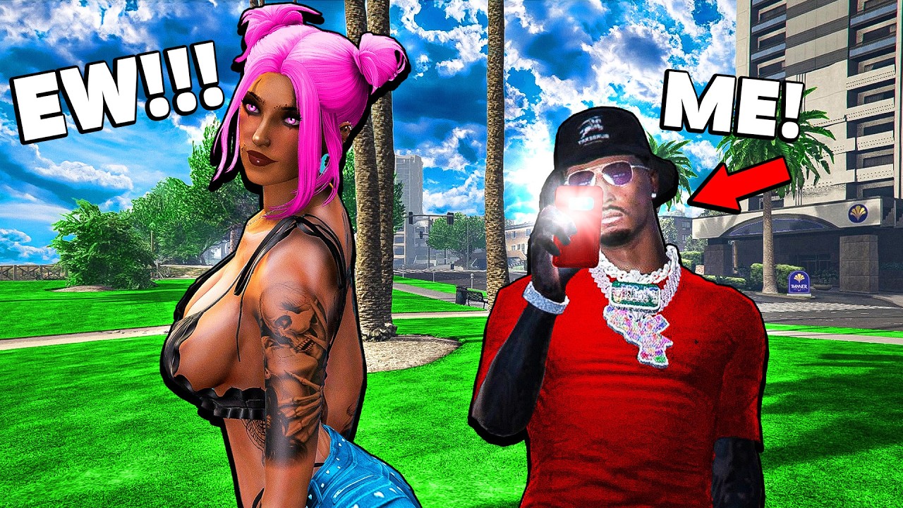 Creeping Out GTA RP GIRLS is Too FUNNY... (GTA TROLLING)
