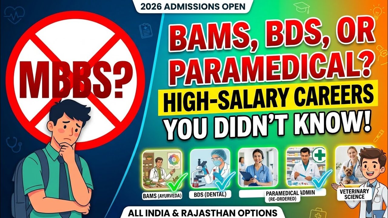 What to Do If You Don&rsquo;t Get MBBS? (Best Alternative Career Options)