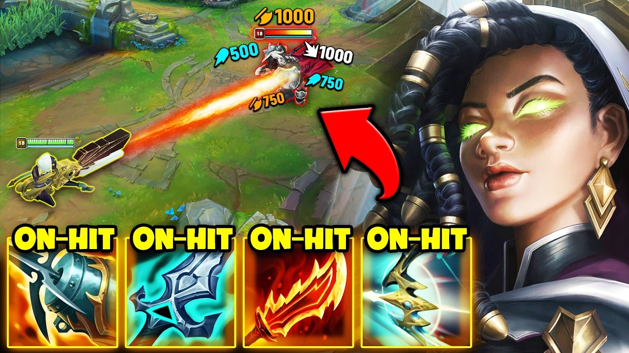 When Senna stacks on-hit items her gun becomes a Plasma Rifle... (1 AUTO = 1 KILL)