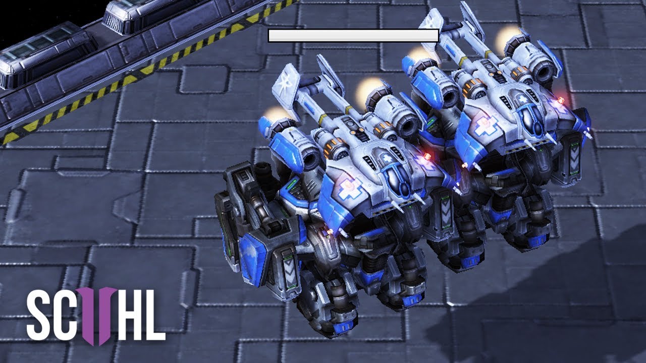 EPIC LATEGAME MECH VS ZERG - Starcraft 2: Special vs Cham