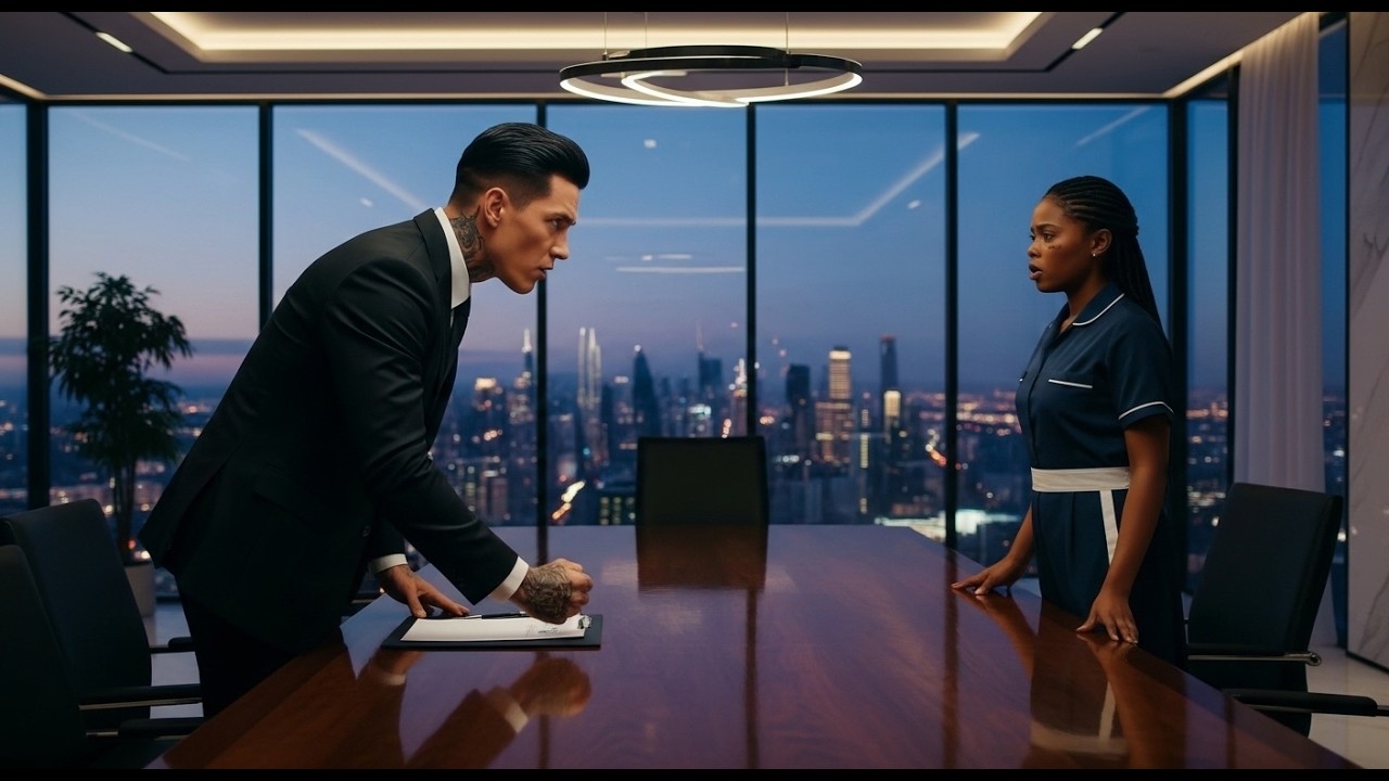 At The Boardroom, The Korean Mafia Boss Was Enraged— Until The Black Maid Spoke His Exact Dialect