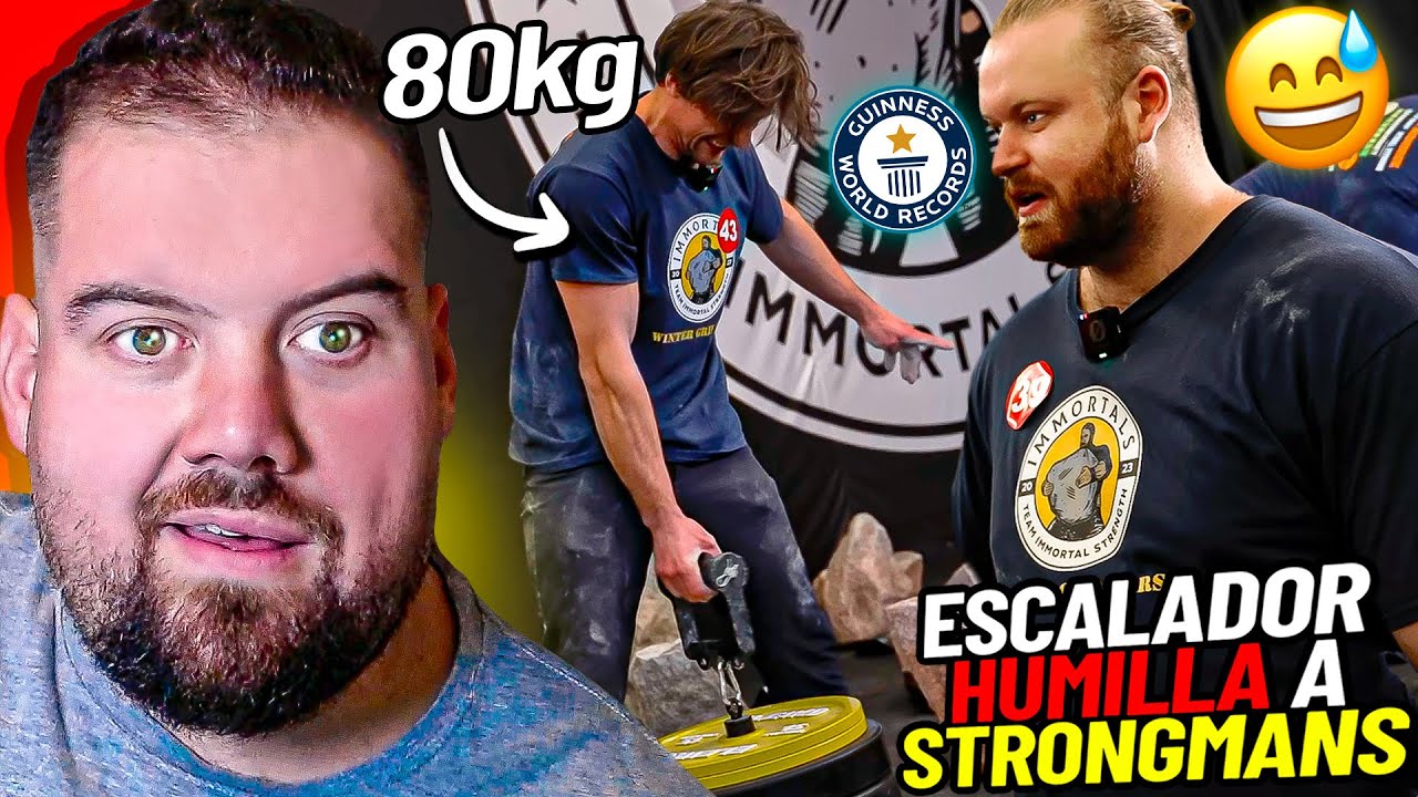 Escalador PRO Humilla a Strongmans y hace Récord del mundo