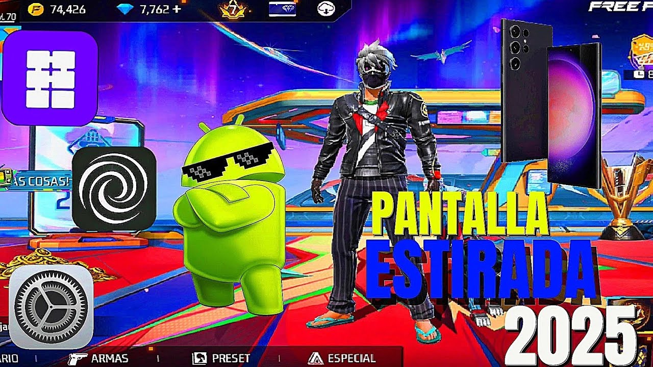 Como poner pantalla estirada en 2025? TUTORIAL DE PANTALLA ESTIRADA 2.0