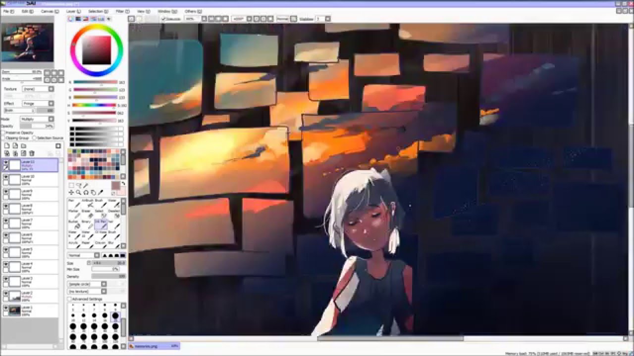 Dream  [SPEEDPAINT] Paint Tool Sai