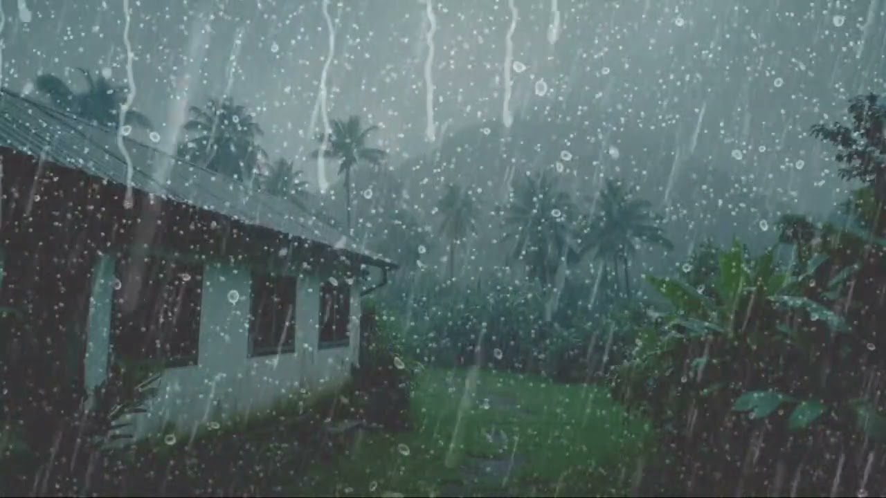 Heavy Rain for Sleep – Relaxing Rain Sounds All Night