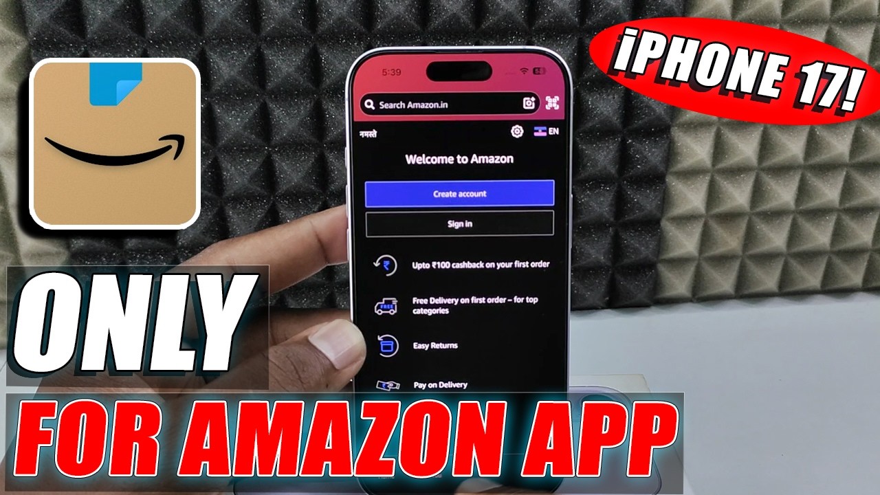 Enable dark mode only for amazon on iphone 17!