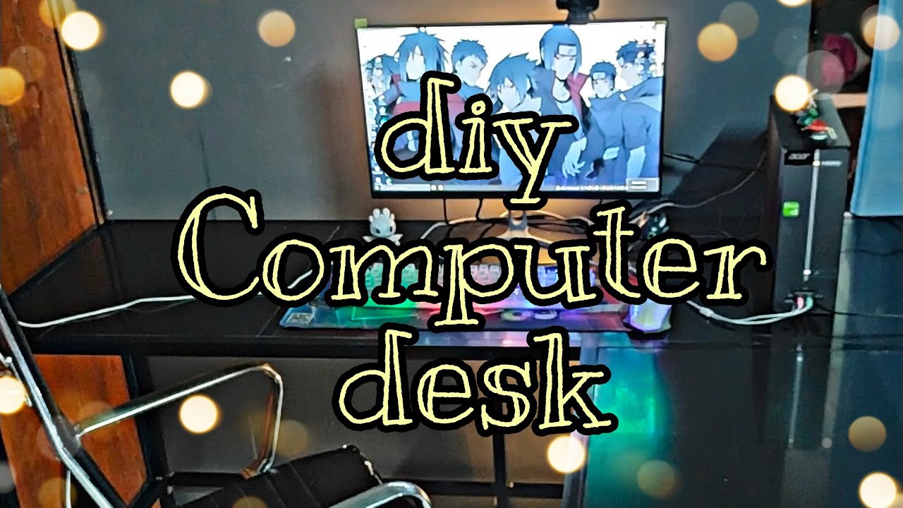DIY computer desk | easy build | PAD
