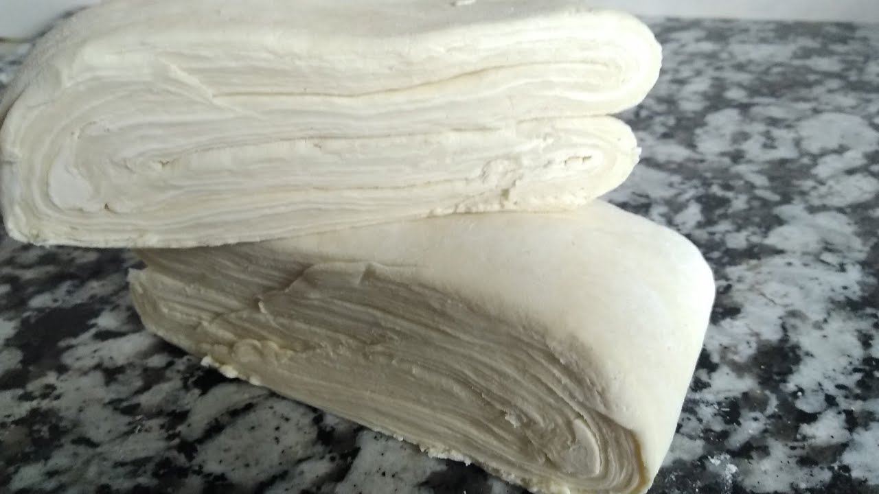العجين المورق السريع في 10دقائق ناجح 💯 للمملحات و المورقات patte feuilletée rapide