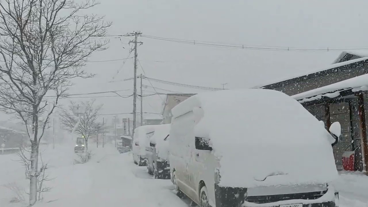 A Winter Walk in Japan: Heavy Snow at the University of Aizu || 日本の冬を歩く：会津大学の大雪の日